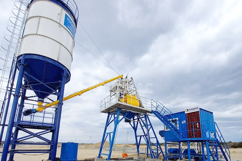 Silo xi măng bu lông 50 tấn kèm phụ kiện WAM t