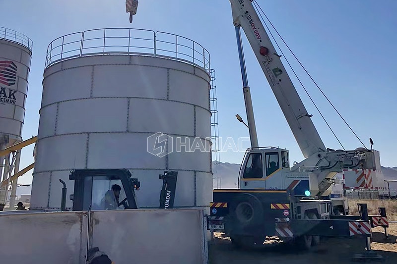 2 ĐƠN VỊ silo xi măng 700 tấn đóng vai trò trong ngành công nghiệp ở Mông Cổ