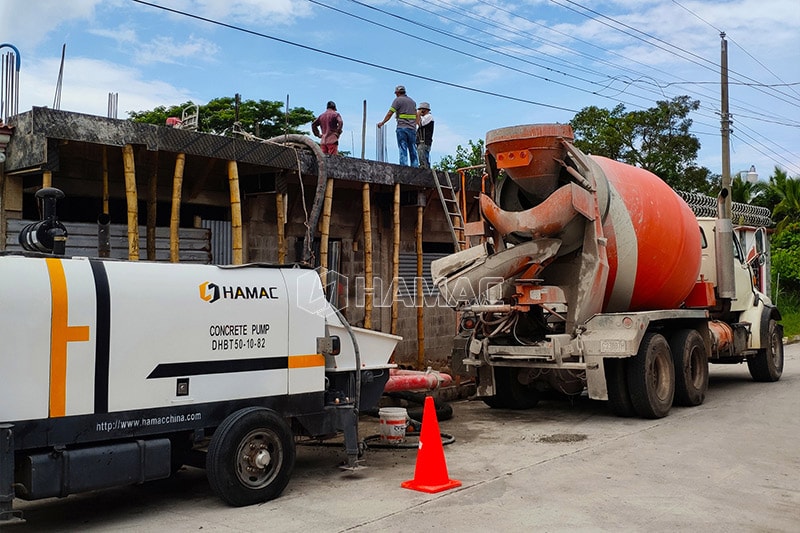 Máy bơm bê tông diesel DHBT40 đến Tejutla-Chalatenango, El Salvador