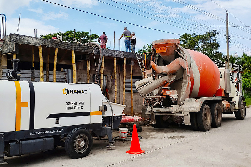 Máy Bơm Bê Tông Diesel HAMAC DHBT50-10-82